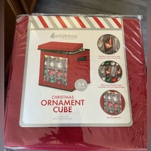 NWT - Christmas Ornament Cube - 64 sections